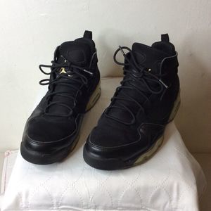 Air Jordon FLTCLB "91 Black Metallic Gold Men's Size 12-No Box